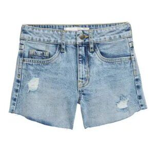 Treasure & Bond (Nordstrom brand) High Waist Distressed Denim Shorts